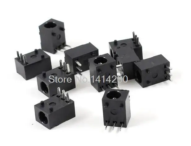 

5PCS DC Power 3Pin Supply Socket Connector DC003 needle 1.3mm DC-003 3.5*1.3 mm