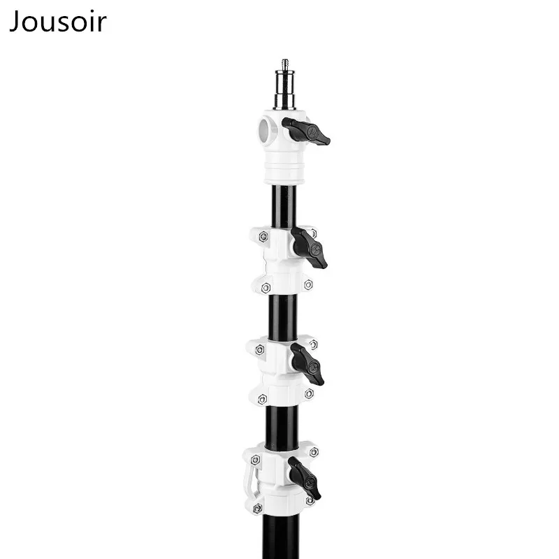  3m Four-Section Heavy Duty Triple Riser Aluminum Kit Photo Lighting Lamp Flash Stuido Light Stand L
