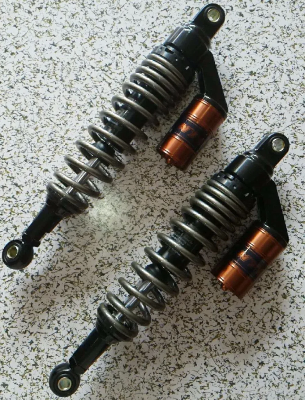340mm 350mm 360mm 8mm Universal Shock Absorbers for Honda/Yamaha/Suzuki/Kawasaki/Dirt bikes/ Gokart/ATV/Motorcycles and Quad. 340mm 350mm 360mm 8mm Universal Shock Absorbers for Honda/Yamaha/Suzuki/Kawasaki/Dirt bikes/ Gokart/ATV/Motorcycles and Quad.