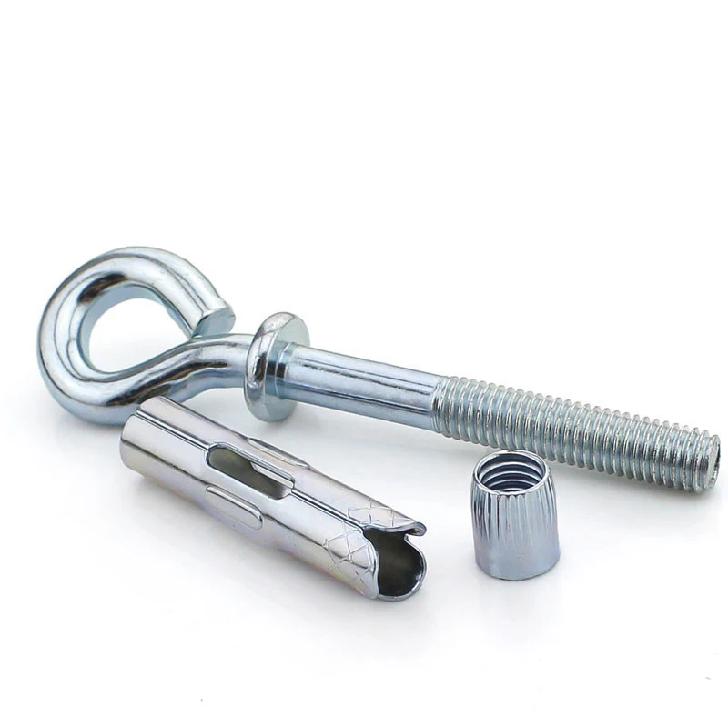 

2PCS-M6.5*40 Galvanized Sheep Eye Pull Screw / Hanging Hook / Swing Hook / Belt Expansion Hook