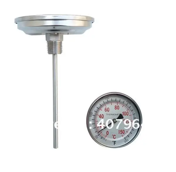 Промышленные биметаллический термометр с набором 3 "SS304 случае
