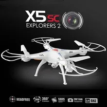 New X5SC upgrade version CF mode 2.4G 4CH 6-Axis Professional aerial RC Helicopter Quadcopter Drone Toys with HD camera