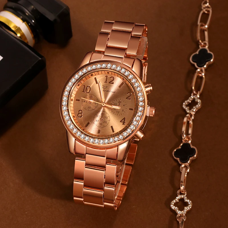 Женева Классический Роскошные часы Для женщин часы модные женские часы Для женщин часы Reloj Mujer Montre Femme