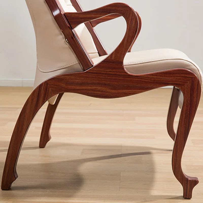 Antique design furniture suits retro nostalgia suitable for living room set chair solid wood tea table elegant M086+M223