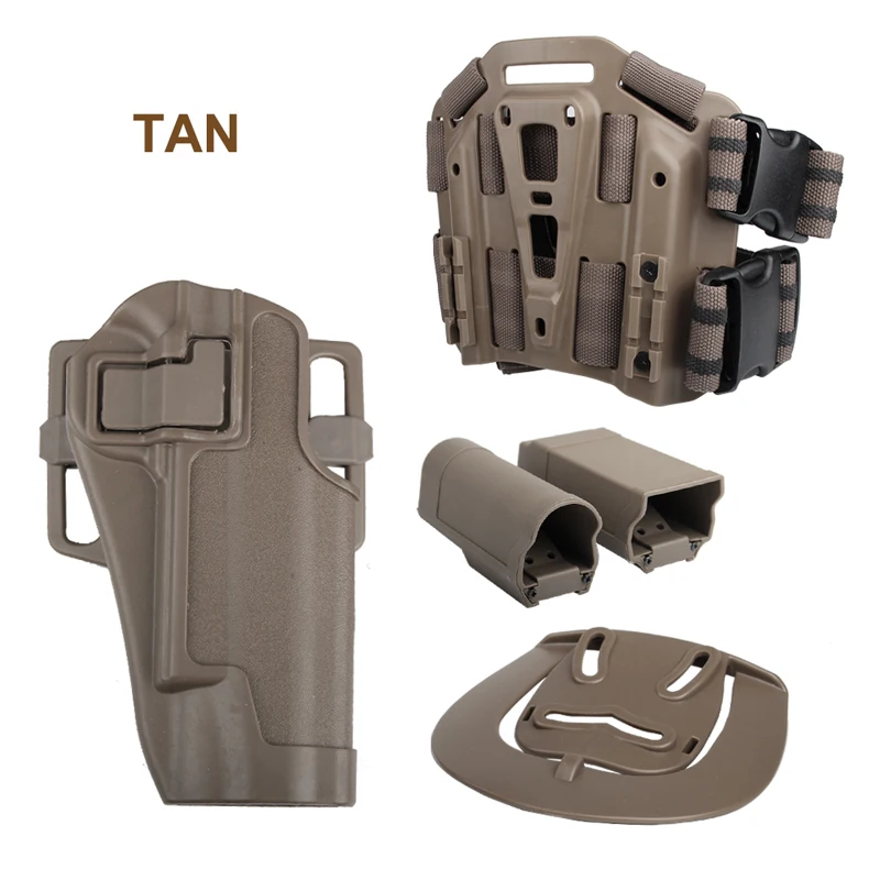 Tactical Right Hand Military Gun Belt Colt 1911 Holster Belt with Paddle For Hunting RL31-0004 (1)