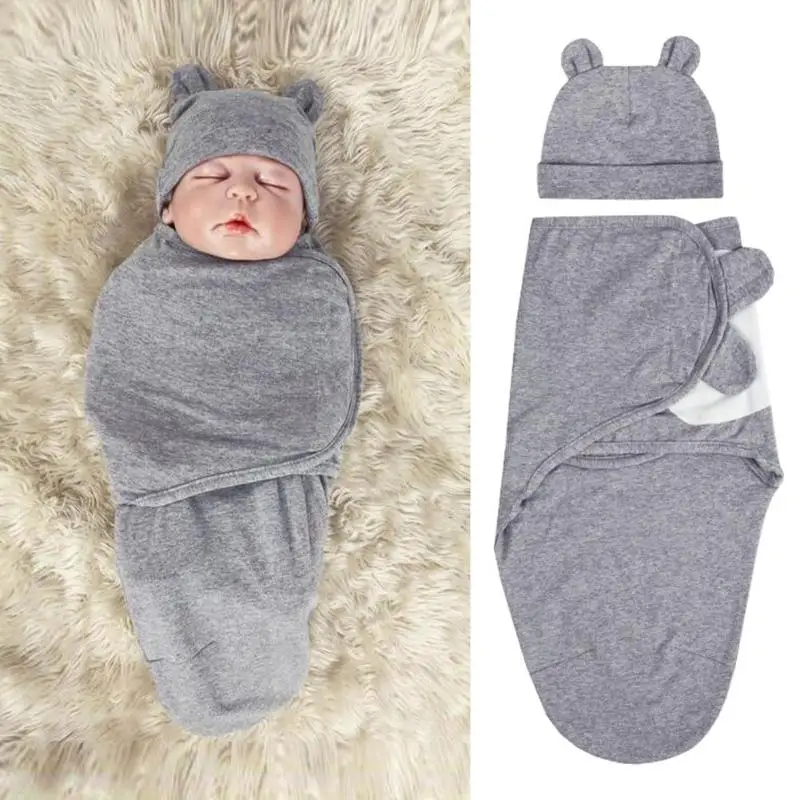 2 шт./компл. детский Пеленальный Конверт для новорожденных хлопок 0-6 месяцев кокон детский спальный мешок для кормления одеяла спальный