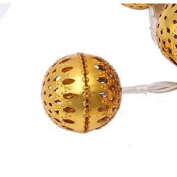 

3m 30 LED Rattan Ball String Light Moroccan Orb Lantern Lamp Wedding Party Home