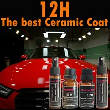 Double Coating Layers-12H Super Ceramic Coating+10H Nano Coating-the best liquid ceramic coat Quartz PRO high end cars detailing