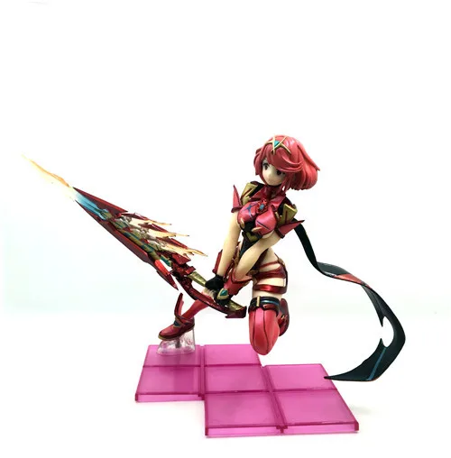 17 Anime Action Figure Xenoblade 2 Chronicles Game Fate Over Pyra Hikari Fighting Ver Pvc Collection Figures Toy with gift (2)
