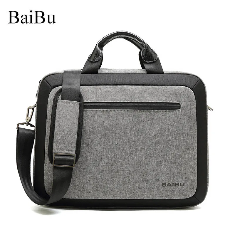 

Baibu Brand Crossbody bags for men Laptop Tote Bag Men Shoulder Bag Waterproof Oxford Business 15.6 inch Laptop Tote Hand Bag