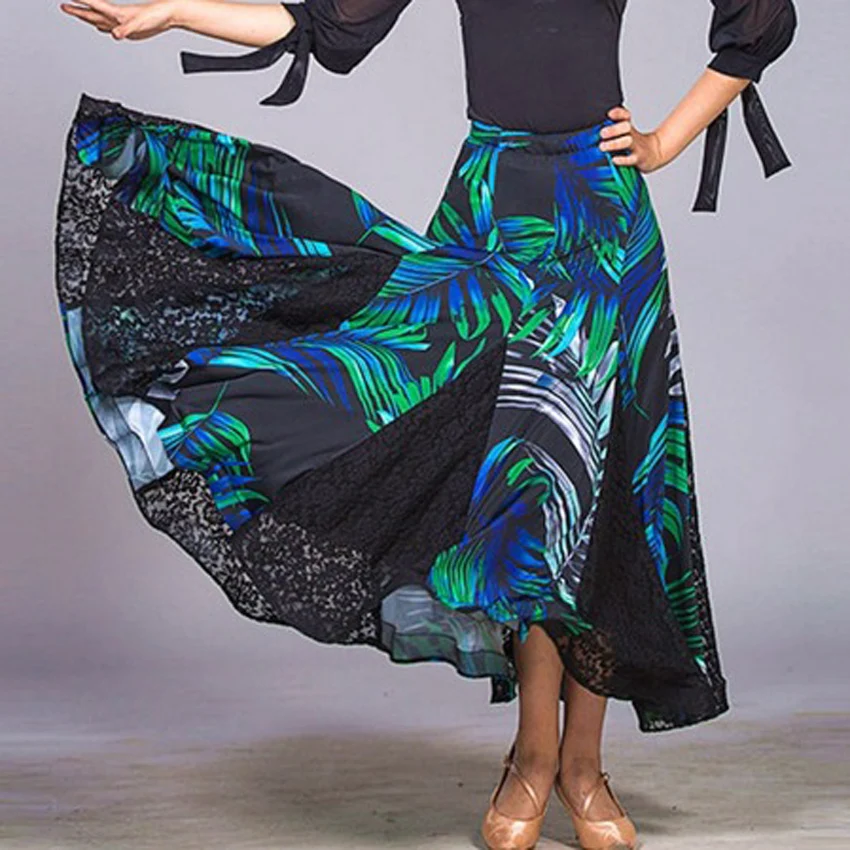 Испанского фламенко платья Румба Бальные платья женщин бальных танцев платья Вальс Современный Танцы костюмы топ и юбка Одежда для танцев