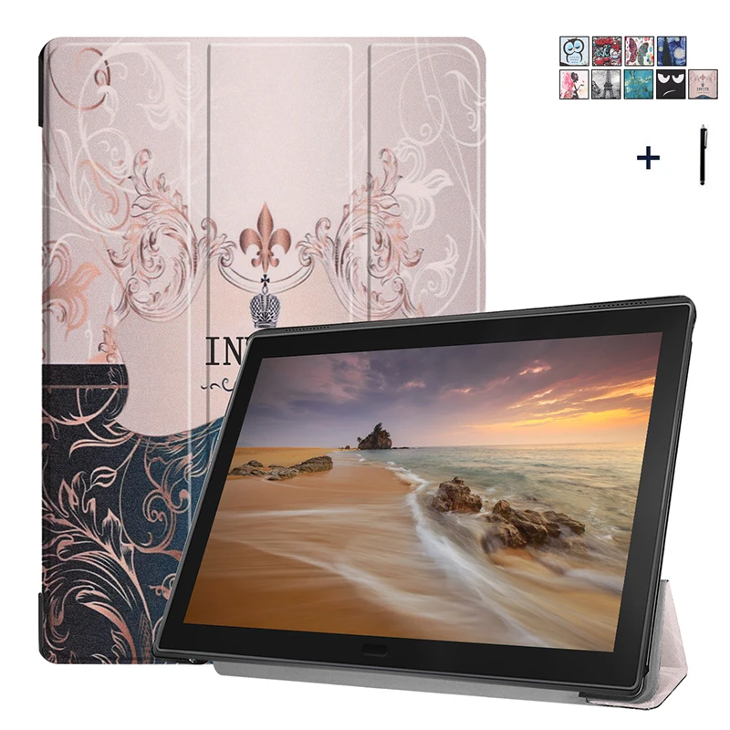 Чехол для Lenovo Tab E10 10 0 'TB X104F чехол дюймов откидной из искусственной кожи с