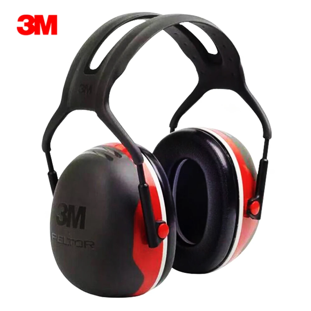 

3M PELTOR X3A Overhead Soundproof Earmuffs Noise Reduction Earmuffs 28dB NRR Adjustable Headband Comfortable forShooting Working