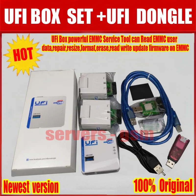 2020 новейший 100% оригинальный UFI BOX мощный EMMC сервисный Инструмент + донгл