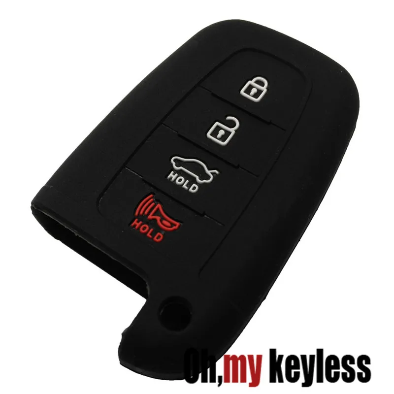 

20pcs/lot Silicone Key Cover Keyless Entry Remote Fob Shell for Hyundai Elantra Sonata Tucson I40 IX35 I45 Smart 4 Buttons