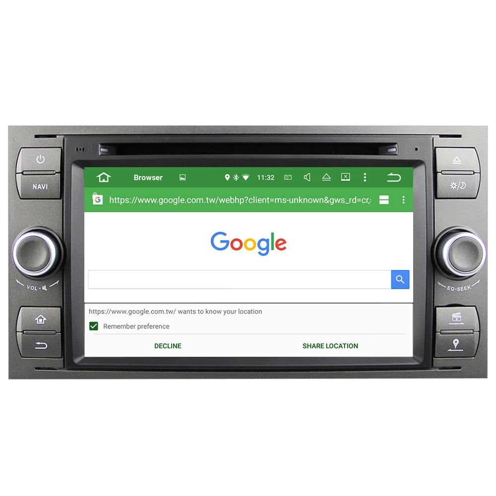 Clearance Eunavi 2 Din Octa 8 Core Android 9.0 Car DVD Player GPS Navigation WIFI 4G for FORD S-Max Kuga Fusion Transit Fiesta Focus II 4