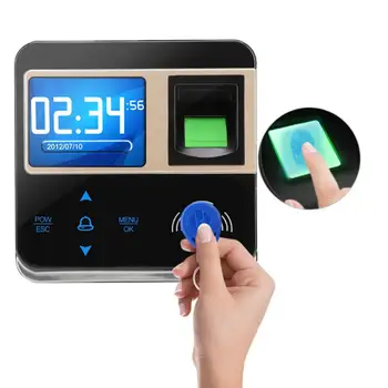 

Biometric Fingerprint Time Access Control Employee Time Clock Attendance System IC ID