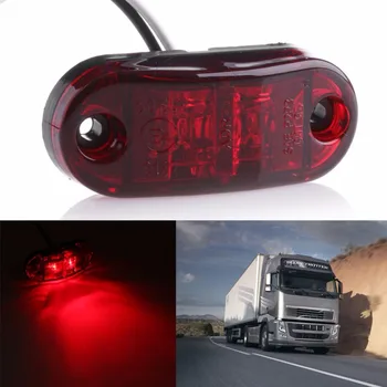 

1X 2LED Side Marker Clearance Light Lamp Car Truck Trailer Caravan 10-32V Red