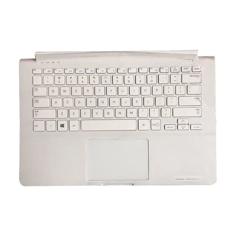 

For SAMSUNG 905S3G 915S3G NP915S3G NP905S3G with palmrest case US White Laptop keyboard