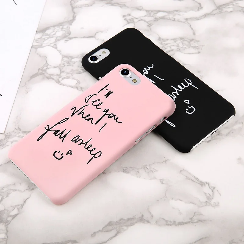Romantique Couple Citations Anglais Lettre D Amour Cas Pour L Iphone 6 6 S Ultra Mince Mince Motif Pc Retour Housse Capa Coque Fundas Aliexpress