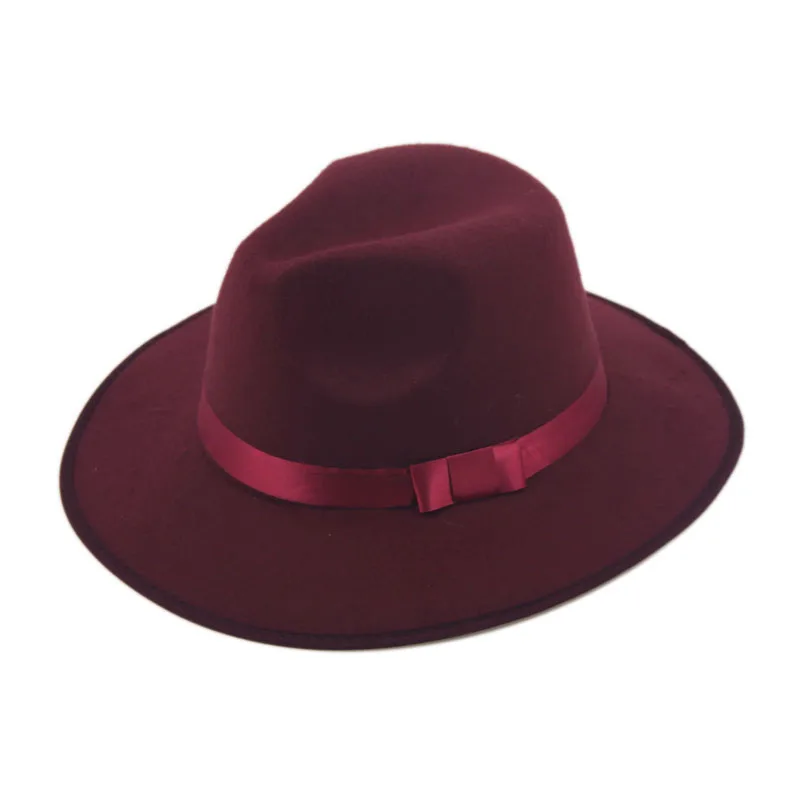 Женская Мужская Унисекс винтажная шляпа для джазового танца шляпа Трилби Дерби фетровая шляпа шляпы
