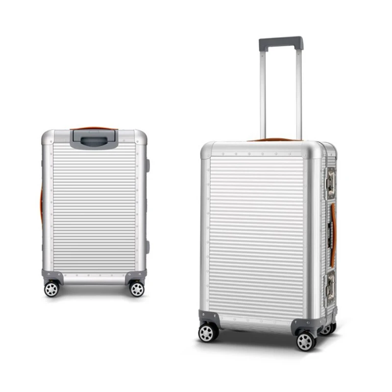 aluminium travel suitcase