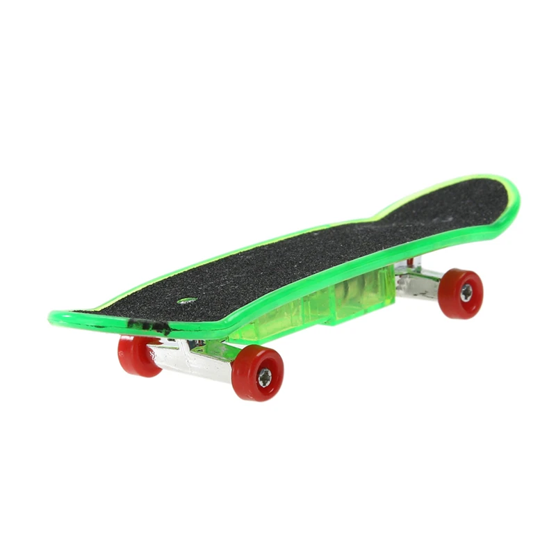 2pcs/set Mini Light Skateboard Toys Fingerboard Skateboard Tech Boy