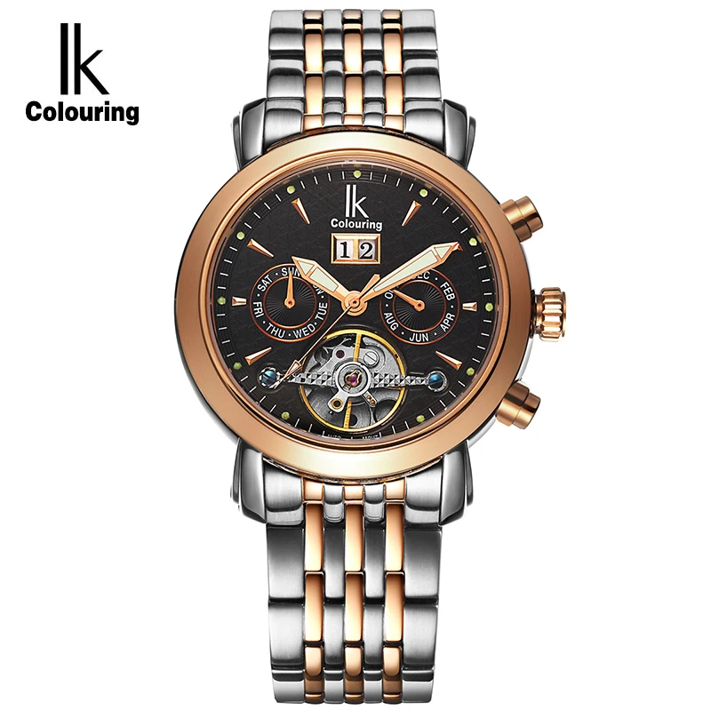 Top Brand IK Luxury Mens font b Watches b font Automatic Mechanical font b Watch b