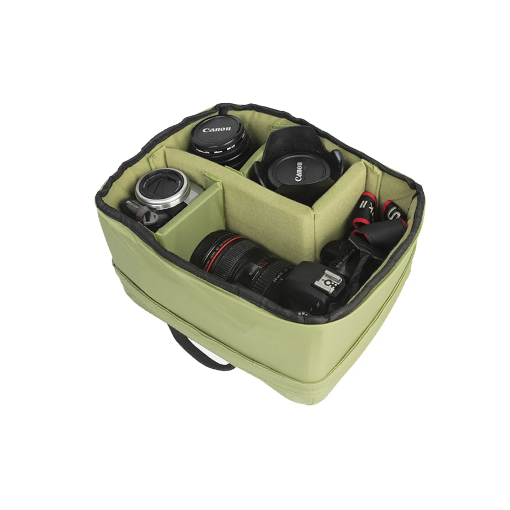 

2019 Newest Hot Fashion Beam-type Waterproof Solid SLR Camera Bag Insert Partition Padded Lens Pouch Cover Camera Storage Bag