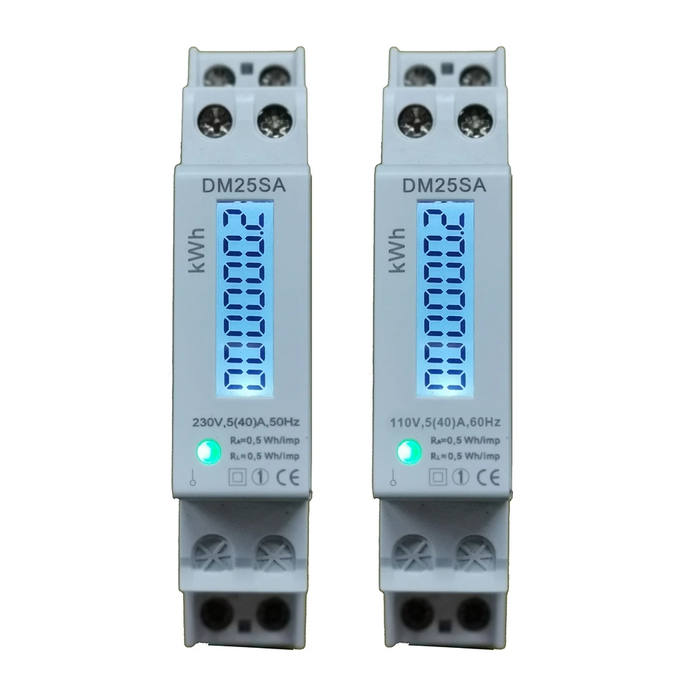 

CE Approval most ideal watt meter new arrival household energy meter single phase two wire power consumption meter din rail
