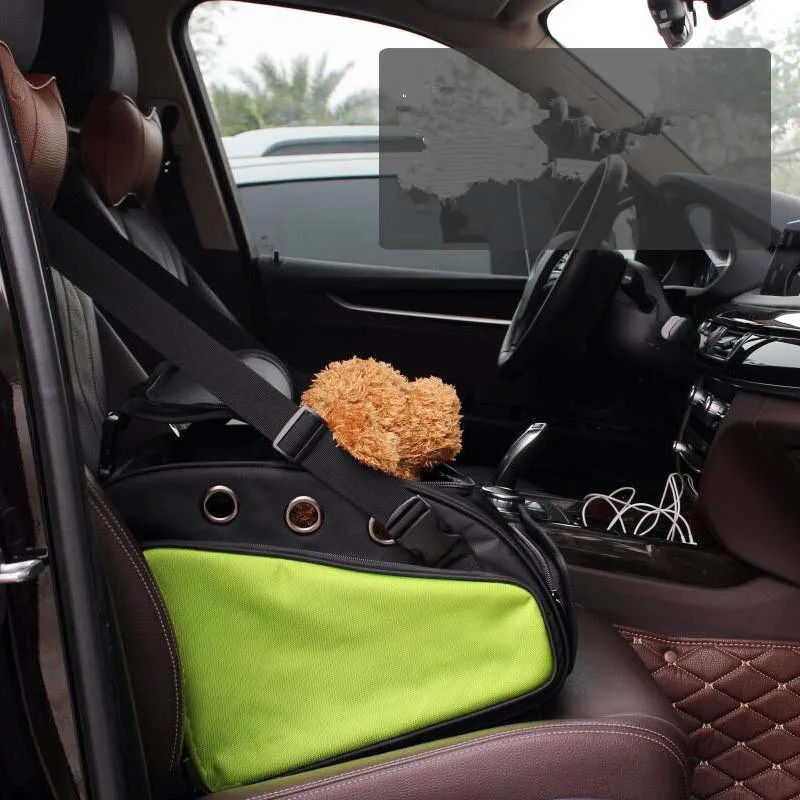 

Multifunction Dog Car Protector for Car Seats Backseat Protector Cover Foldable Pet Out Portable Breathable Pet Bag