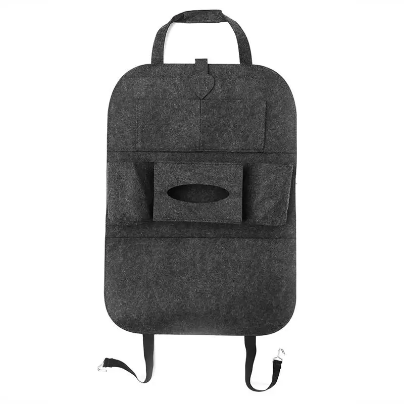 

Onever 1pc Universal Car Seat Storage Bag Organizer Auto Organize Seat Back Bag Drinks/Tissue/Pad Container