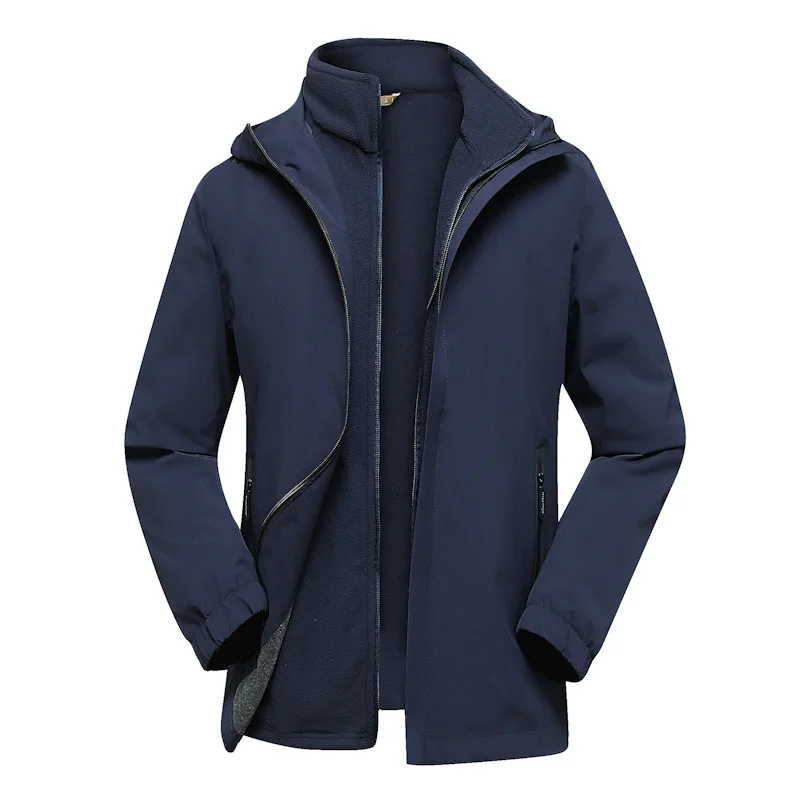 PLUS SIZE 6XL 5XL 4XL 3 in 1 Mannen Wandelen Jassen Twee Stukken Outdoors Windbreaker Winter Warme Jassen 2 in 1 Trekking Camping Jas PLUS SIZE 6XL 5XL 4XL 3 in 1 Mannen Wandelen Jassen Twee Stukken Outdoors Windbreaker Winter Warme Jassen 2 in 1 Trekking Camping Jas