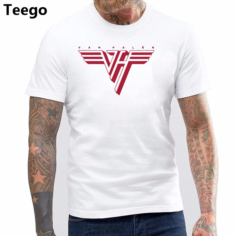 

Van Halen 'Klasik Logo' T-Shirt-Yaz Yeni Erkekler Pamuk T-Shirt marka zil t yaz moda tops
