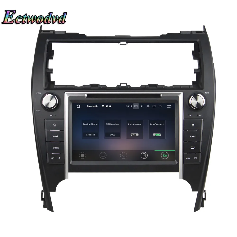 Cheap Ectwodvd Octa Core 4G RAM 64G ROM Android 9.0 Car Multimedia DVD Player GPS HeadUnit For Toyota Camry 2012 US 18