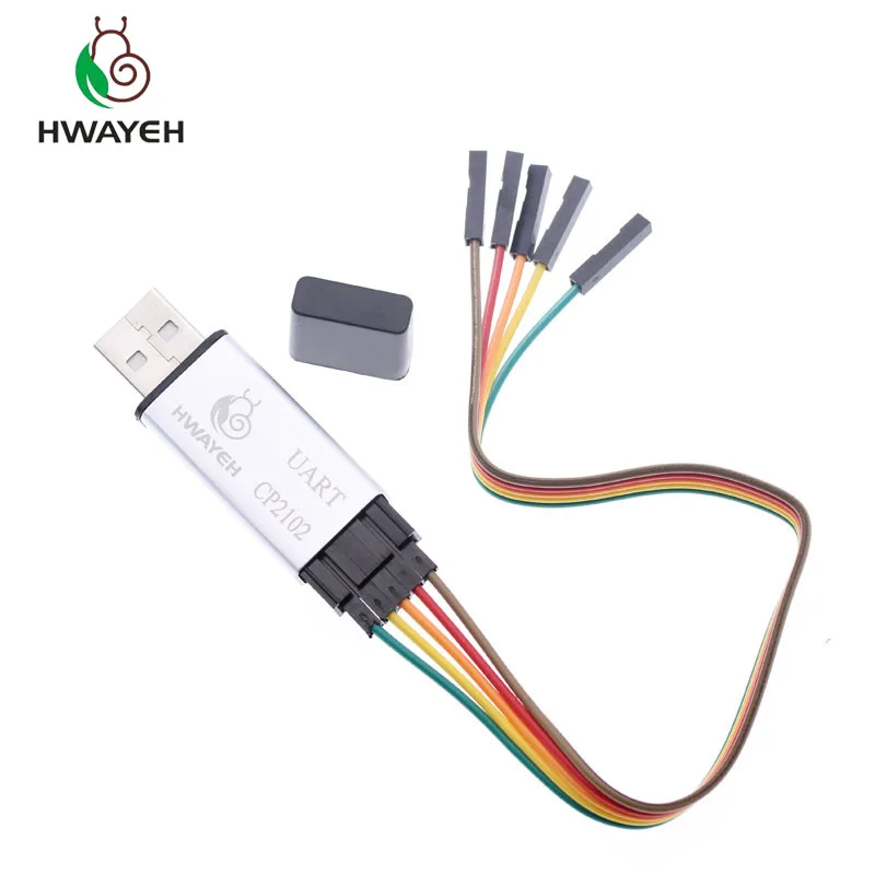 Алюминий оболочки CP2102 USB 2 0 для TTL UART модуля 6Pin последовательный преобразователь