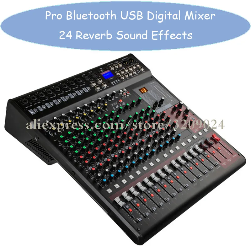 Pro 16 Channel Audio Sound Digital  Mixer Console