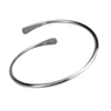 MYLONGINGCHARM 10pcs/lot blank Brass Stacking Bangles Smooth Oval Stacking Bracelet Open Cuff Bangles F1671 4