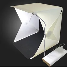 Z40 мини-складной Лайтбокс для фотостудии софтбокс светодиодный лайтбоксом софтбоксом для фотографирования фон для фотосъемки с изображением коробка с круглой световой палаткой 20 см* 24 см* 24 см