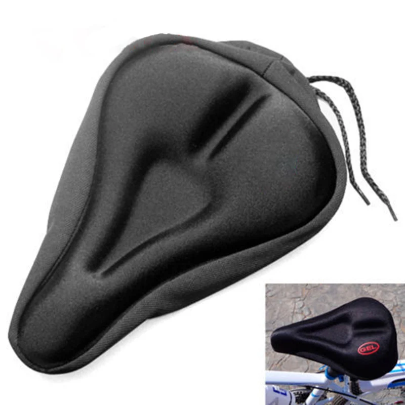 Mountain Bike Bicycle Saddle Cover Comfort Seat Saddle Soft Cover Bicycle Cycling Accessories Black