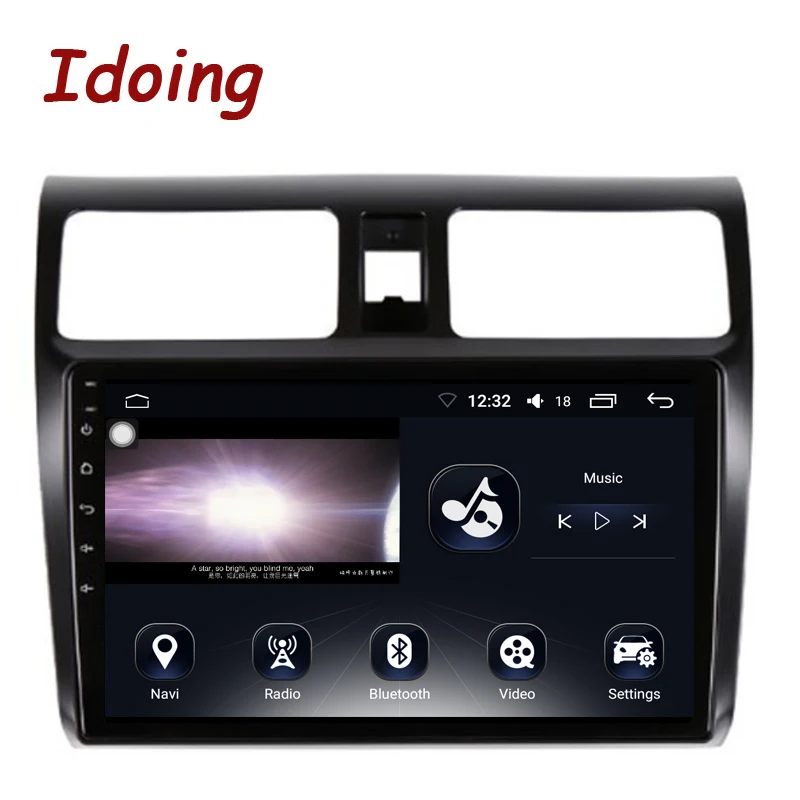 Flash Deal Idoing 10.2"4G+64G 2.5D IPS Screen Octa Core Car Android8.0 Radio Player Fit Suzuki Swift 2008-2015 GPS Navigation and GLONASS 3