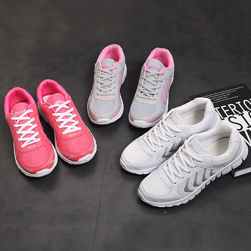 Women Shoes Super Light Women Sneakers For Gym Shoes Female Breathable White Sneakers Basket Femme Krasovki Women Casual Shoes