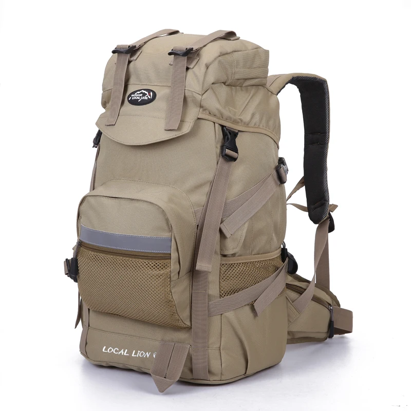 Bolsas para Mulheres dos Homens Ourdoor Impermeável Mochila Esportes Caminhadas Escalada Camping Packsack 45l 4 Mochilas escal.