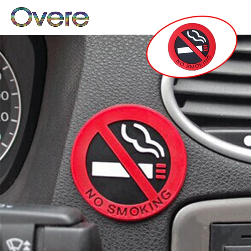 

Overe 1Pc Car stickers NO SMOKING Styling For Hyundai Solaris I30 creta IX25 Suzuki Swift SX4 Lada Vesta Granta Kalina