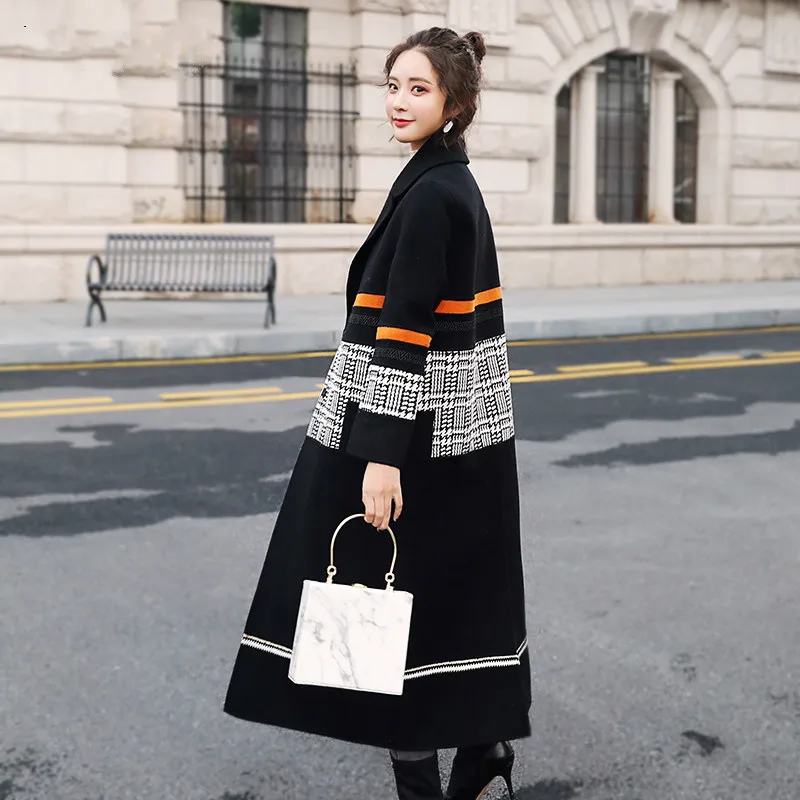 

KMETRAM Real Wool Coat Autumn Winter Jacket Women Clothes 2019 Korean Woolen Coats and Jackets Women Outwear Abrigo Mujer MY2799