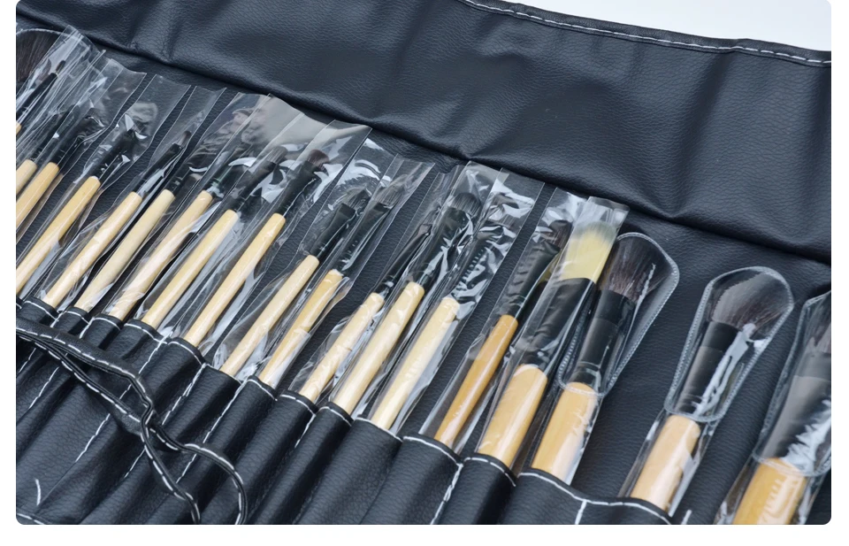 LOVE ALPHA 24 Pcs Makeup Brushes Set High Quality Soft Synthetic Hair And Nature Bristles Professional Makeup Artist Brush Tool Kit  (10)