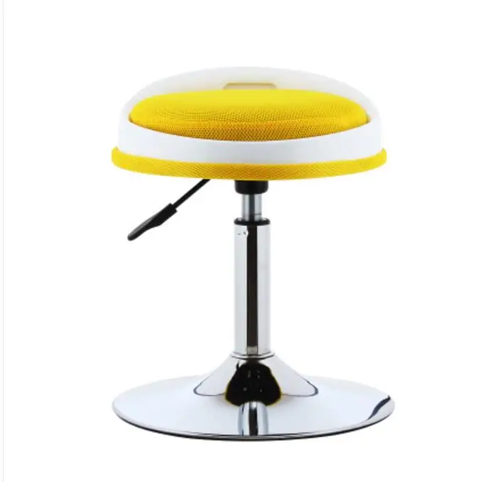 Swivel Lifting Chair Bar Stool Adjustable Height Rotatable Mesh Cloth with Footrest Bar/Office/Hair Salon/Cashier Chair cadeira Swivel Lifting Chair Bar Stool Adjustable Height Rotatable Mesh Cloth with Footrest Bar/Office/Hair Salon/Cashier Chair cadeira