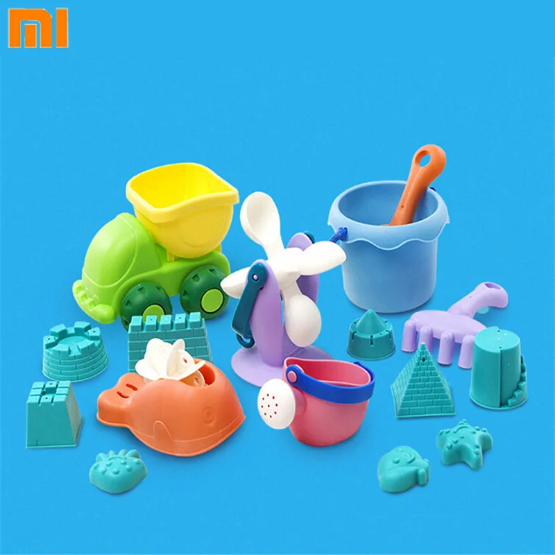 

16pcs/set Original Xiaomi BESTKIDS Beach Toys Develop Intelligence Safety Toys For Children Beach Play Equipment