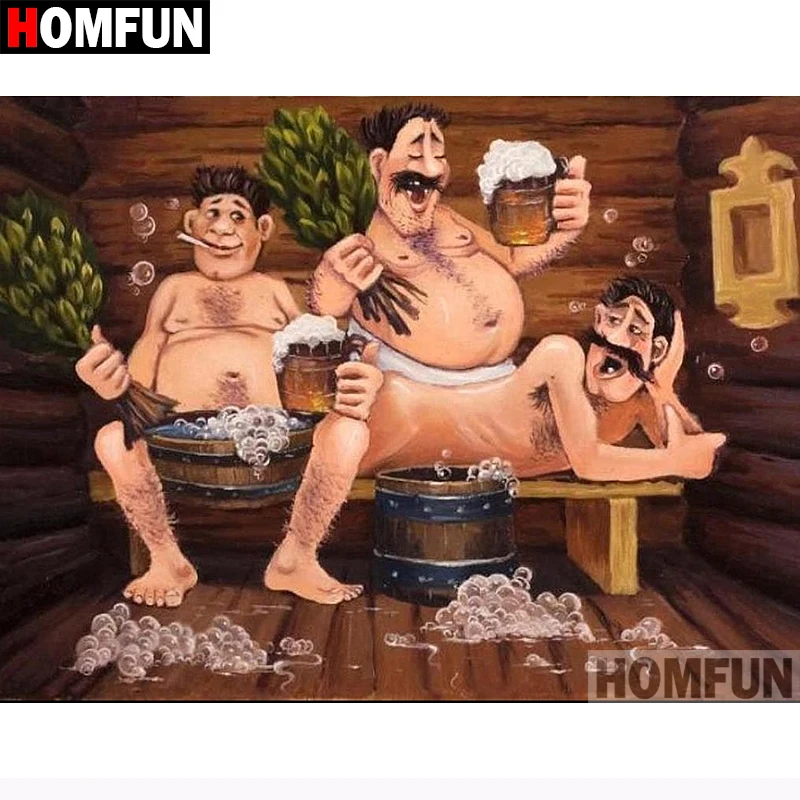 Алмазная 5d-картина HOMFUN сделай сам картина с полными квадратными/круглыми