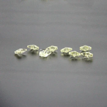 

Good Quality 500pcs Lt Yellow 14mm Butterfly Beads Middle Hole Crystal Chandelier Beads Glass Prism Lighting Suncatcher Diy Bead